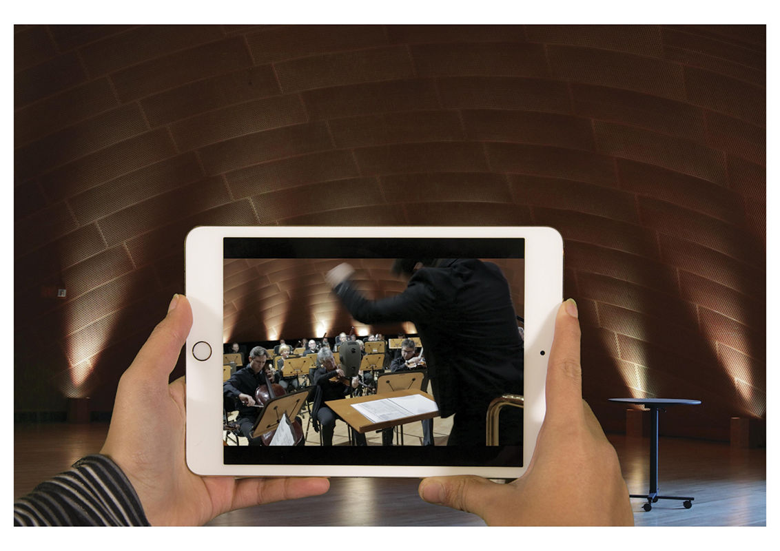 A High-Tech Augmented Reality Tour Guides Visitors Through Disney Concert Hall